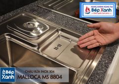 Chậu rửa chén Inox Malloca MS 8804 ảnh 9
