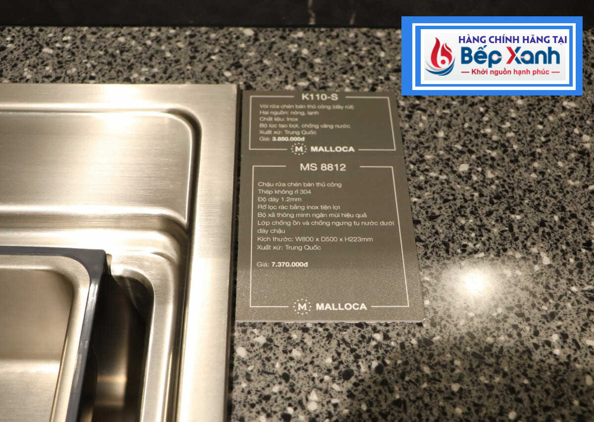 Chậu rửa chén Inox Malloca MS 8812 - Hướng dẫn lắp đặt chậu Malloca MS 8812 Chậu rửa chén Inox Malloca MS 8812 - Hướng dẫn lắp đặt chậu Malloca MS 8812