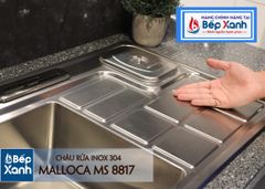 Chậu rửa chén Inox Malloca MS 8817 ảnh 6