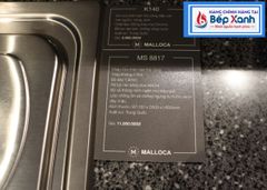 Chậu rửa chén Inox Malloca MS 8817 ảnh 7