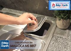 Chậu rửa chén Inox Malloca MS 8817 ảnh 10