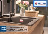 Chậu đá Malloca SMART K450 / Màu xám / Phủ nano kháng khuẩn