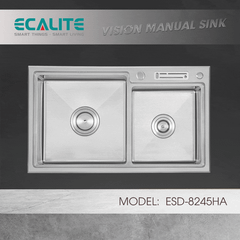 Chậu rửa chén Vision Manual Sink Ecalite ESD-8245HC ảnh 2