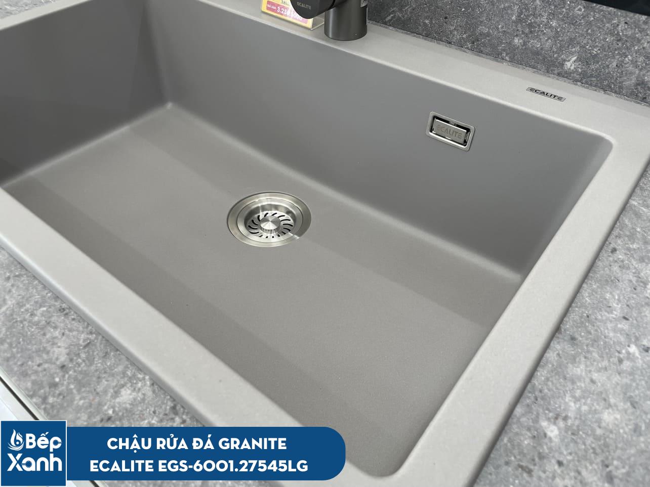 Chậu rửa chén đá Granite 1 hộc lớn 1A-Series Ecalite EGS-6001.27545LG – ảnh 7