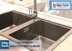 Chậu đá Malloca Nero K-45040 / Màu đen / Phủ nano kháng khuẩn ảnh 4