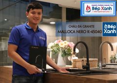 Chậu đá Malloca Nero K-45040 / Màu đen / Phủ nano kháng khuẩn ảnh 6