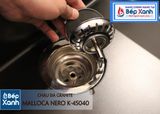Chậu đá Malloca Nero K-45040 / Màu đen / Phủ nano kháng khuẩn