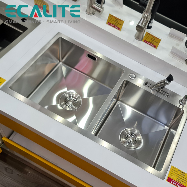 Chậu rửa chén Vision Manual Sink Ecalite ESD-8245HC – ảnh 5