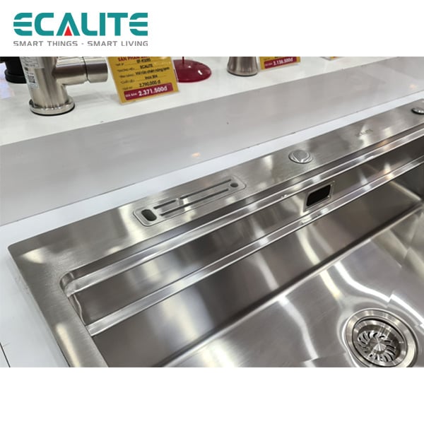 Chậu rửa chén 1 hộc lớn Vision Manual Sink Ecalite ESD-8250HS – ảnh 6