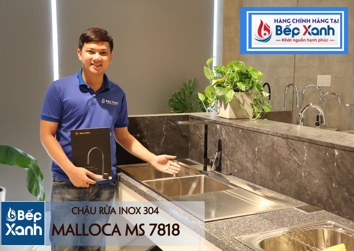 Chậu rửa chén Inox Malloca MS 7818 - Thông số chậu rửa chén Malloca MS 7818 Chậu rửa chén Inox Malloca MS 7818 - Thông số chậu rửa chén Malloca MS 7818