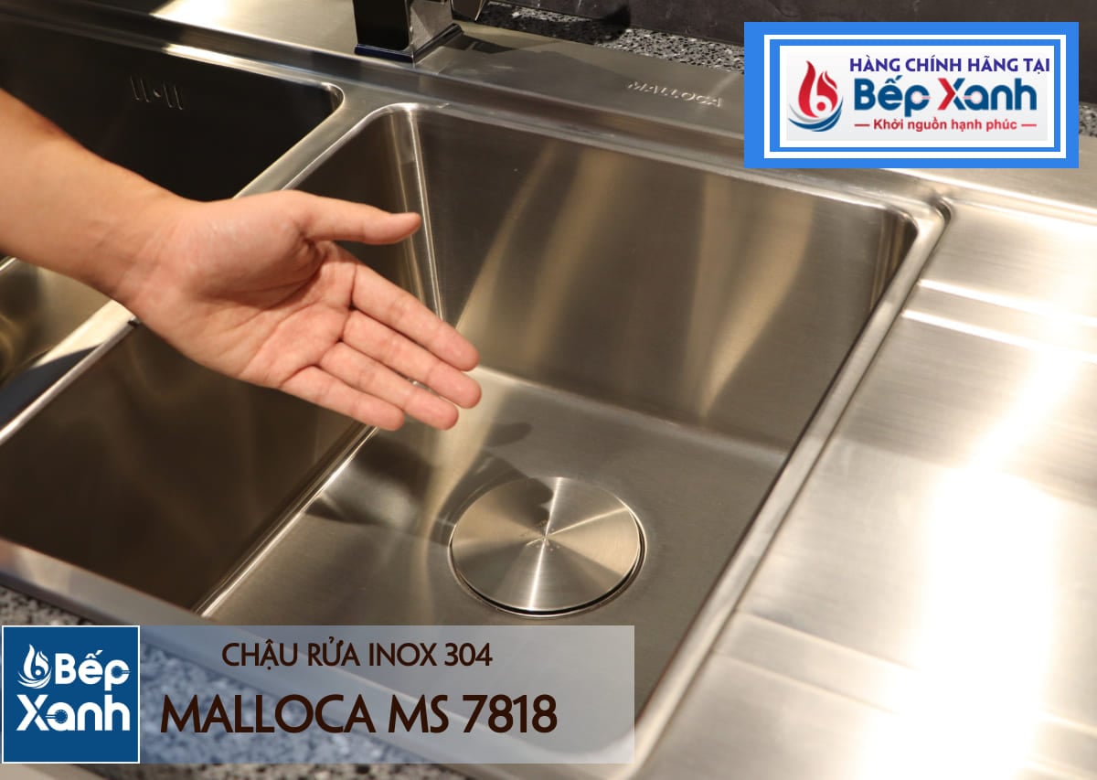 Chậu rửa chén Inox Malloca MS 7818 – ảnh 7