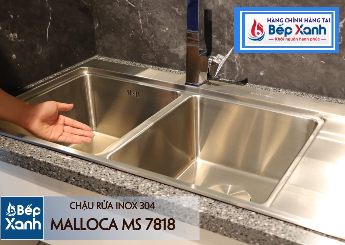 Chậu rửa chén Inox Malloca MS 7818 – ảnh 8