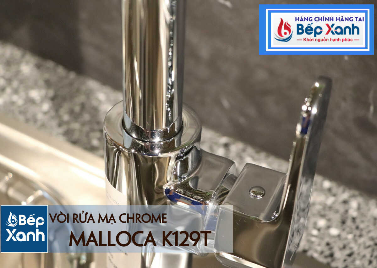 Vòi rửa chén nóng lạnh Malloca K129T / Đồng thau mạ chrome - K129T và K014C – hai lựa chọn chrome tối giản Vòi rửa chén nóng lạnh Malloca K129T / Đồng thau mạ chrome - K129T và K014C – hai lựa chọn chrome tối giản