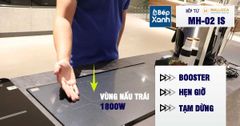 Bếp từ 2 vùng nấu Malloca MH-02IS / Kính Eurokera, dạng xước Metalic kiểu mới ảnh 8