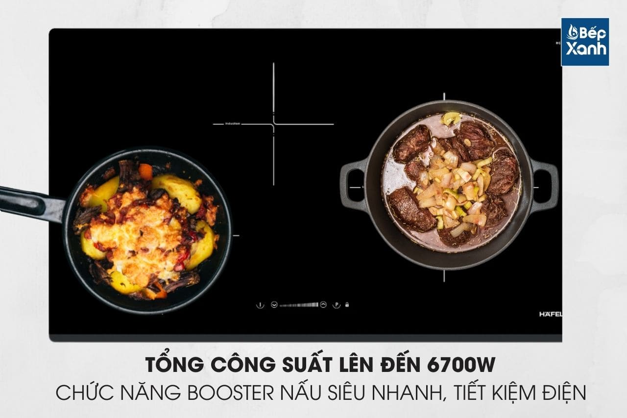 Bếp từ 3 vùng nấu Hafele HC-I773D 536.01.905/ Nhập Khẩu Tây Ban Nha/ Kính Schott Ceran Germany – ảnh 6