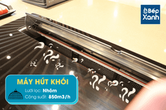 Bếp từ 4 vùng nấu Malloca HIH-904 SLIM / Tích hợp máy hút mùi, kính Ceramic ảnh 9