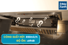 Máy Hút Mùi Âm Tủ Malloca Visso K7205/ Màu Inox/ Dạng Hidden ảnh 9