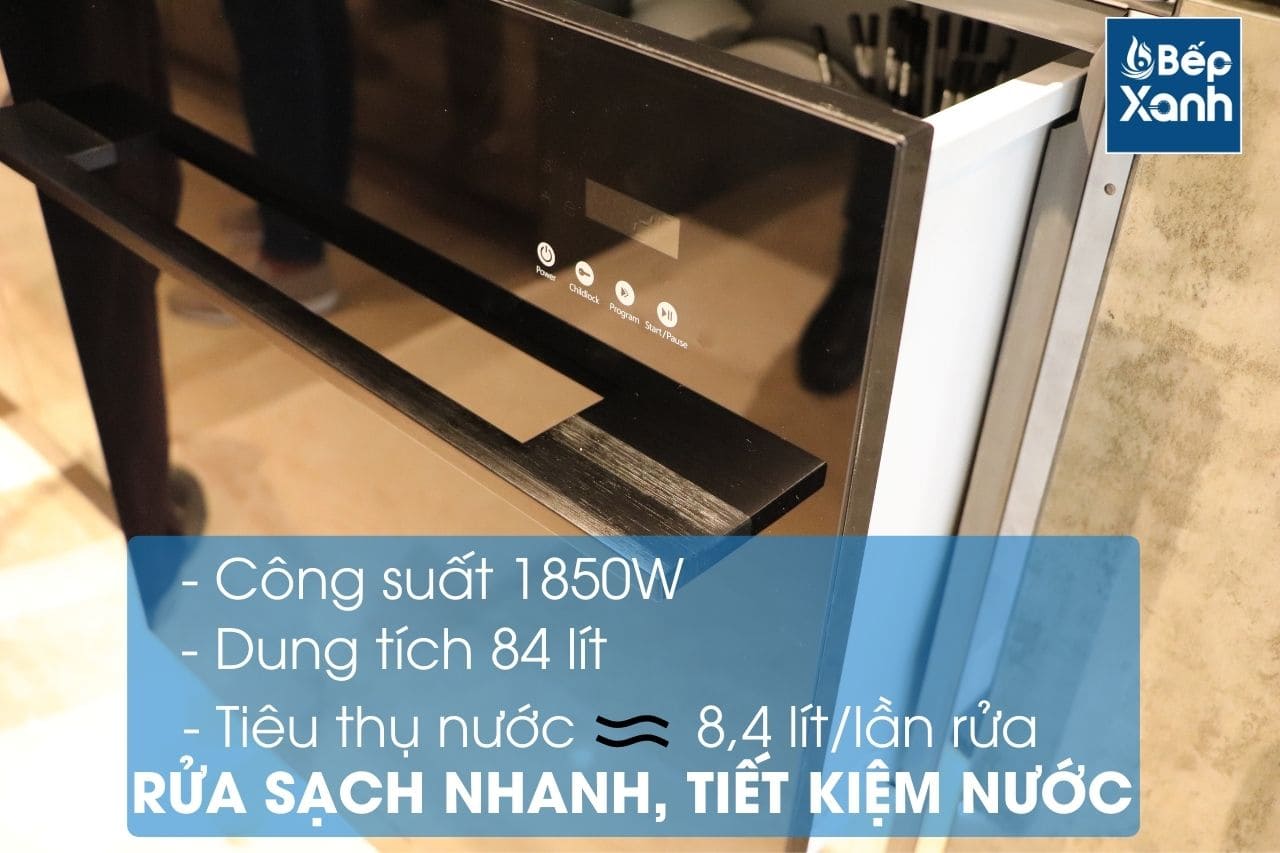 Máy rửa chén âm tủ Malloca WQP6 87CP – ảnh 6