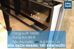 Máy rửa chén âm tủ Malloca WQP6 87CP ảnh 6