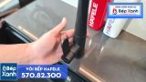 Vòi rửa chén Hafele HT20-GH1P259 / Màu đen / Đồng mạ màu đá, Mã số 570.82.300