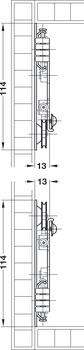 Cửa trượt xoay bằng gỗ Slido Eclipse 16IF VF Hafele 408.25.345 – ảnh 4