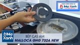 Bếp gas âm 2 vùng nấu Malloca GHG 732A NEW/ Màu đen