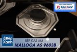 Bếp gas âm 3 vùng nấu Malloca AS 9603B/ Màu đen