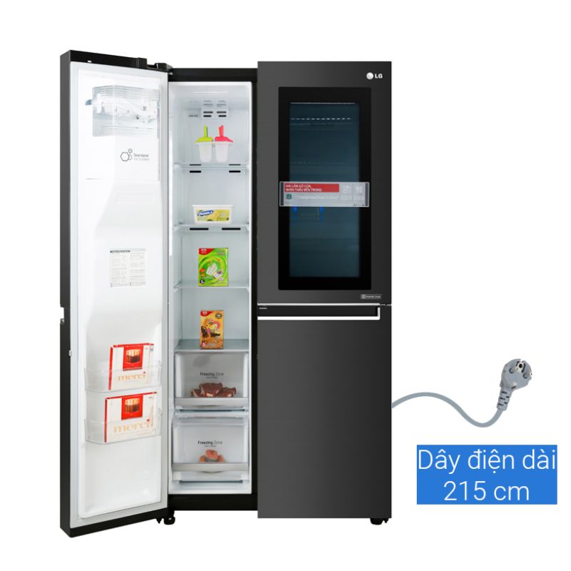 Tủ lạnh LG Inverter 601 lít Side By Side InstaView Door-in-Door GR-X247MC (trưng bày) – ảnh 2
