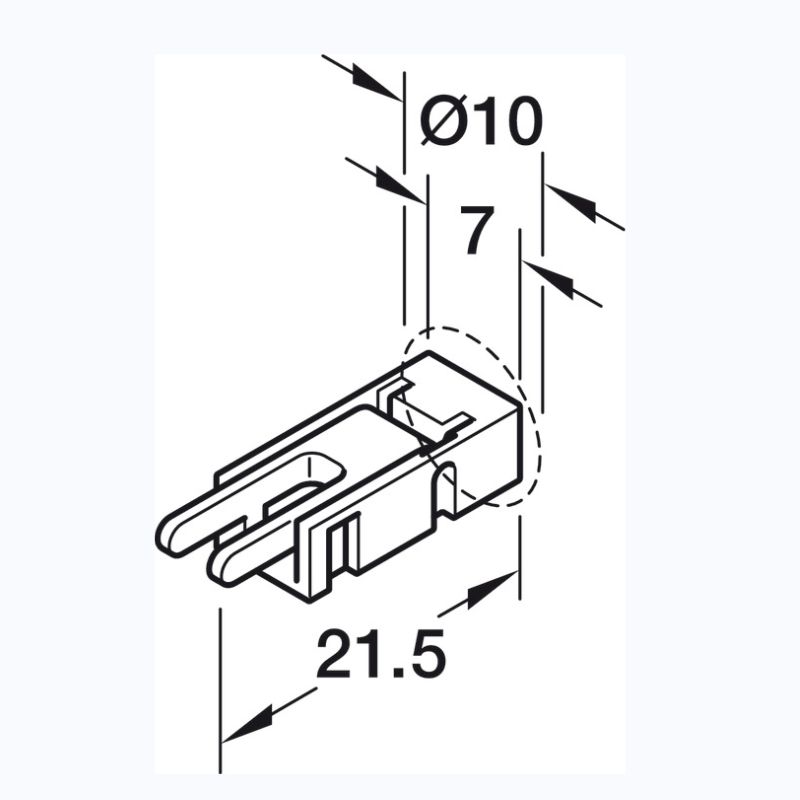 Dây nối cho dải đèn LED Hafele 833.89.196 – ảnh 2