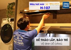Máy hút mùi Cổ điển 70cm Malloca H107 (Thân Inox) ảnh 7