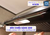 Máy hút mùi Cổ điển 70cm Malloca H107B (Màu đen)