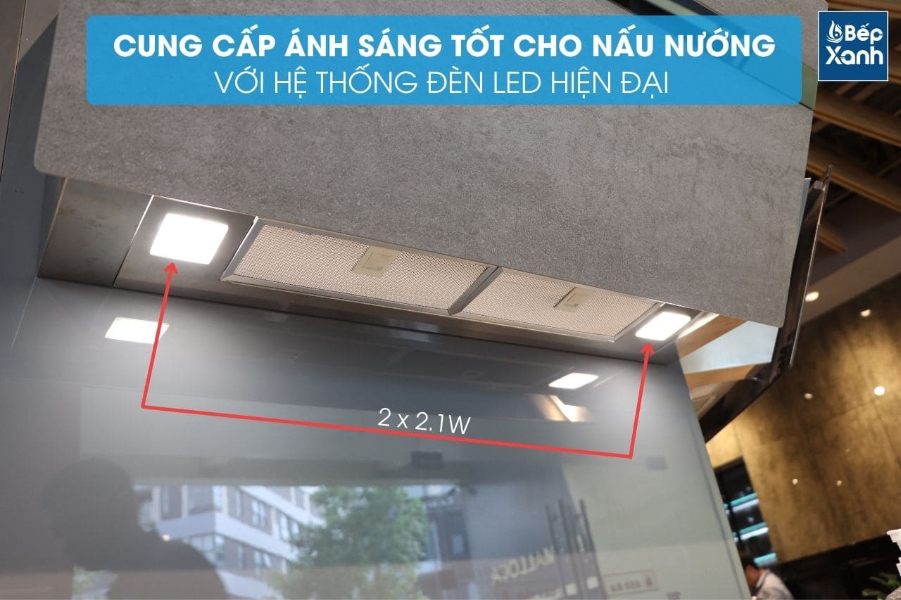 Máy hút mùi áp tường Malloca VITA V-13 GRES – ảnh 7
