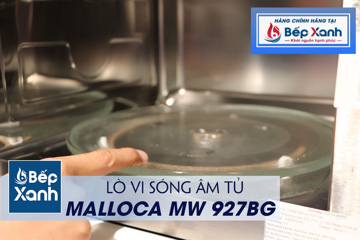 Lò Vi Sóng Âm Tủ Malloca MW 927BG (Trắng) - Giữ mặt kính trắng luôn sáng đẹp Lò Vi Sóng Âm Tủ Malloca MW 927BG (Trắng) - Giữ mặt kính trắng luôn sáng đẹp
