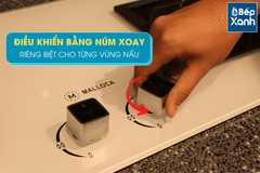 Bếp gas âm 2 vùng nấu Malloca AS 9502W/ Màu trắng ảnh 10