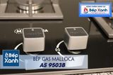 Bếp gas âm 3 vùng nấu Malloca AS 9503B/ Màu đen