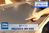 Bếp từ 3 vùng nấu Malloca MH-03IS / Kính Eurokera, dạng xước Metalic kiểu mới