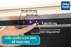 Máy hút mùi âm tủ Malloca MH 750BI/ Màu đen/ Dạng Hidden ảnh 10
