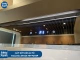 Máy Hút Mùi Âm Tủ 90cm Malloca Space MH 900SP / Cảm ứng, thép sơn đen và kính