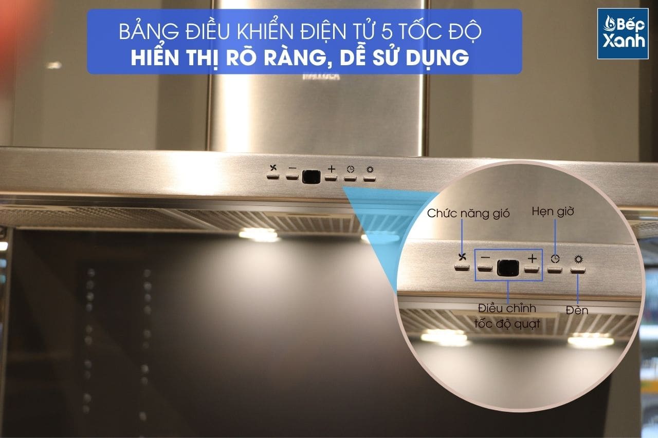 Máy hút mùi áp tường Malloca THETA K1520 – ảnh 7
