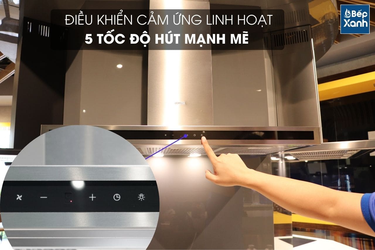 Máy hút mùi áp tường Malloca Zeta K1573 - Khử mùi kết hợp than hoạt tính và ống thoát Máy hút mùi áp tường Malloca Zeta K1573 - Khử mùi kết hợp than hoạt tính và ống thoát