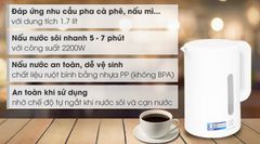 Bình đun siêu tốc Electrolux E2EK1-100W ảnh 2