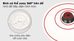 Bình đun siêu tốc Electrolux E2EK1-100W ảnh 9