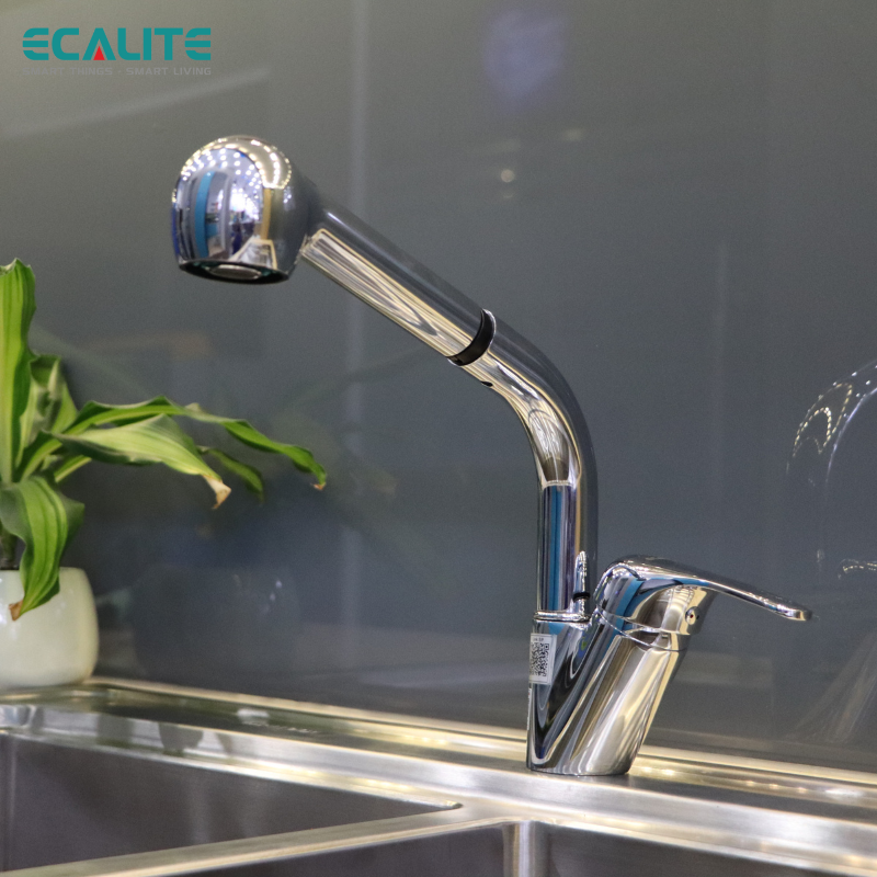 Vòi rửa chén nóng lạnh Kitchen Mixer Ecalite EF-H013C – ảnh 5