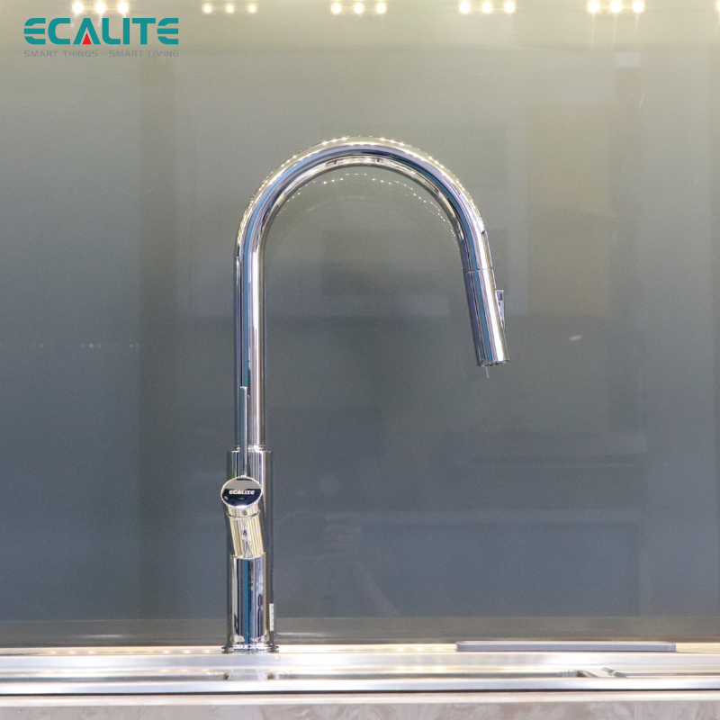 Vòi rửa chén nóng lạnh Kitchen Mixer Ecalite EF-H110C – ảnh 7
