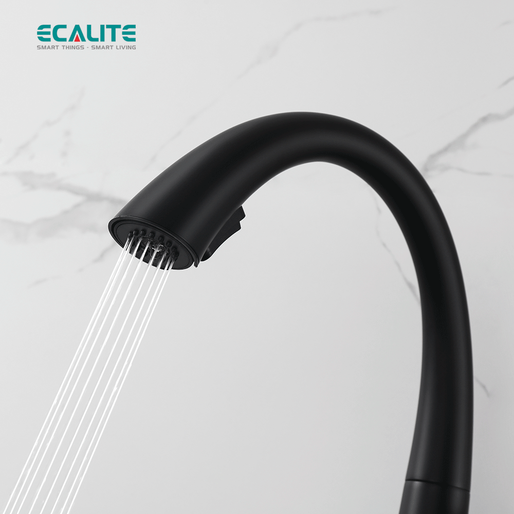 Vòi rửa chén nóng lạnh S-curve Ecalite EF-K114B – ảnh 5