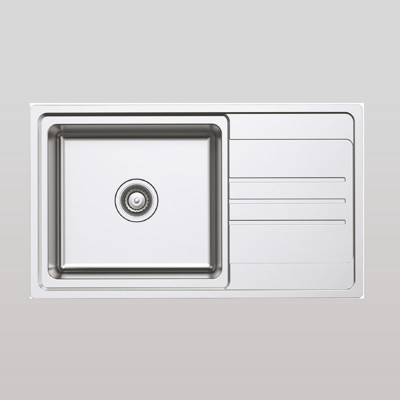 Chậu inox Hafele HS20-SSN1S60 / 1 Hộc rửa, có bàn chờ, Mã số 567.20.266 Chậu inox Hafele HS20-SSN1S60 / 1 Hộc rửa, có bàn chờ, Mã số 567.20.266