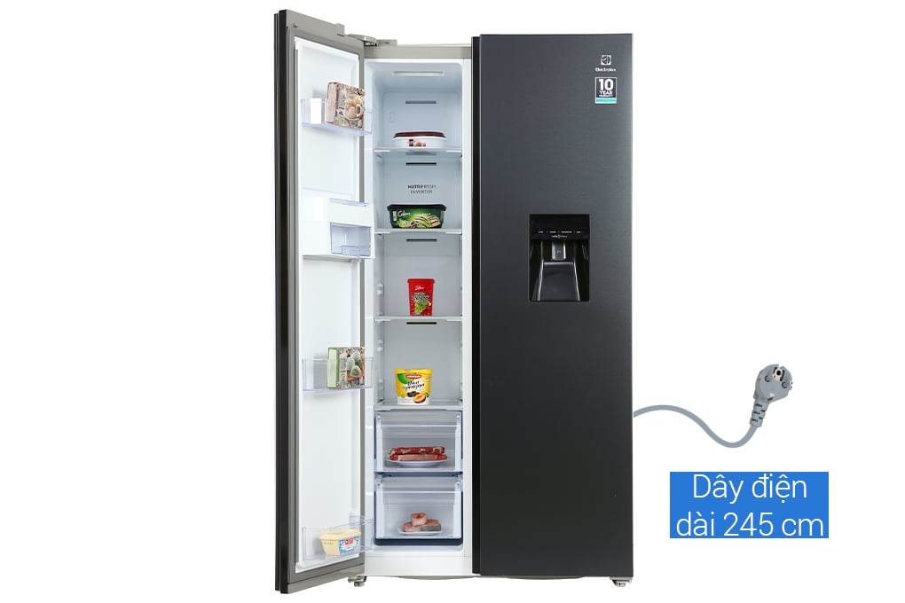 Tủ lạnh Inverter UltimateTaste 700 side by side 571 lít Electrolux ESE6141A-BVN – ảnh 3