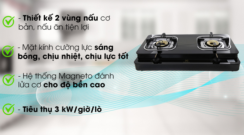 Bếp ga dương Electrolux ETG727GKR – ảnh 2