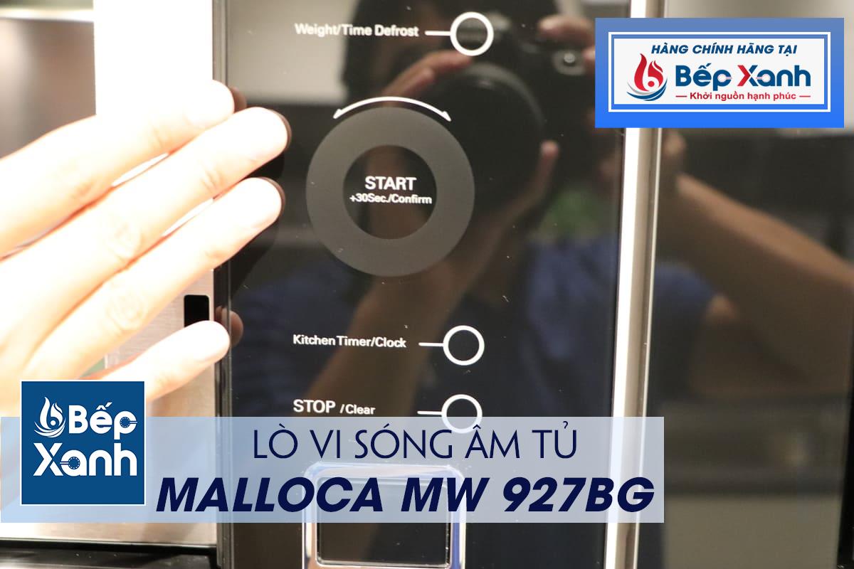 Lò Vi Sóng Âm Tủ Malloca MW 927BG (Kính Đen) – ảnh 6