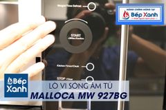 Lò Vi Sóng Âm Tủ Malloca MW 927BG (Kính Đen) ảnh 6
